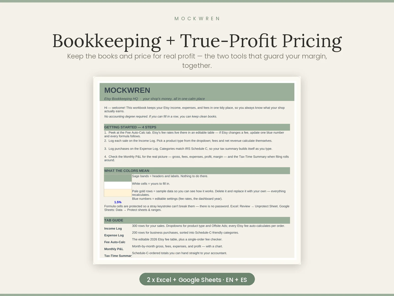 Bookkeeping + True-Profit Duo