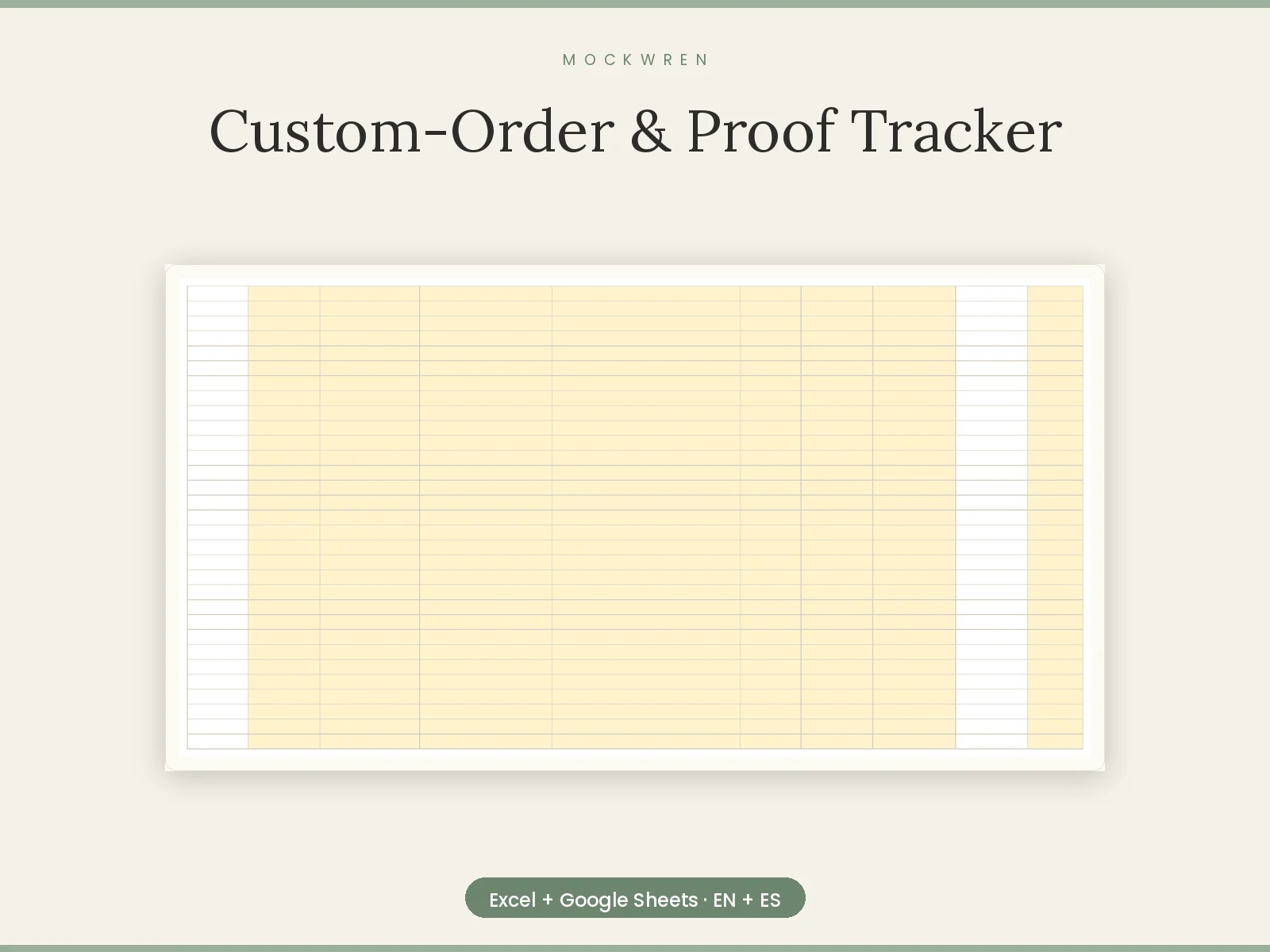 Custom-Order & Proof Tracker