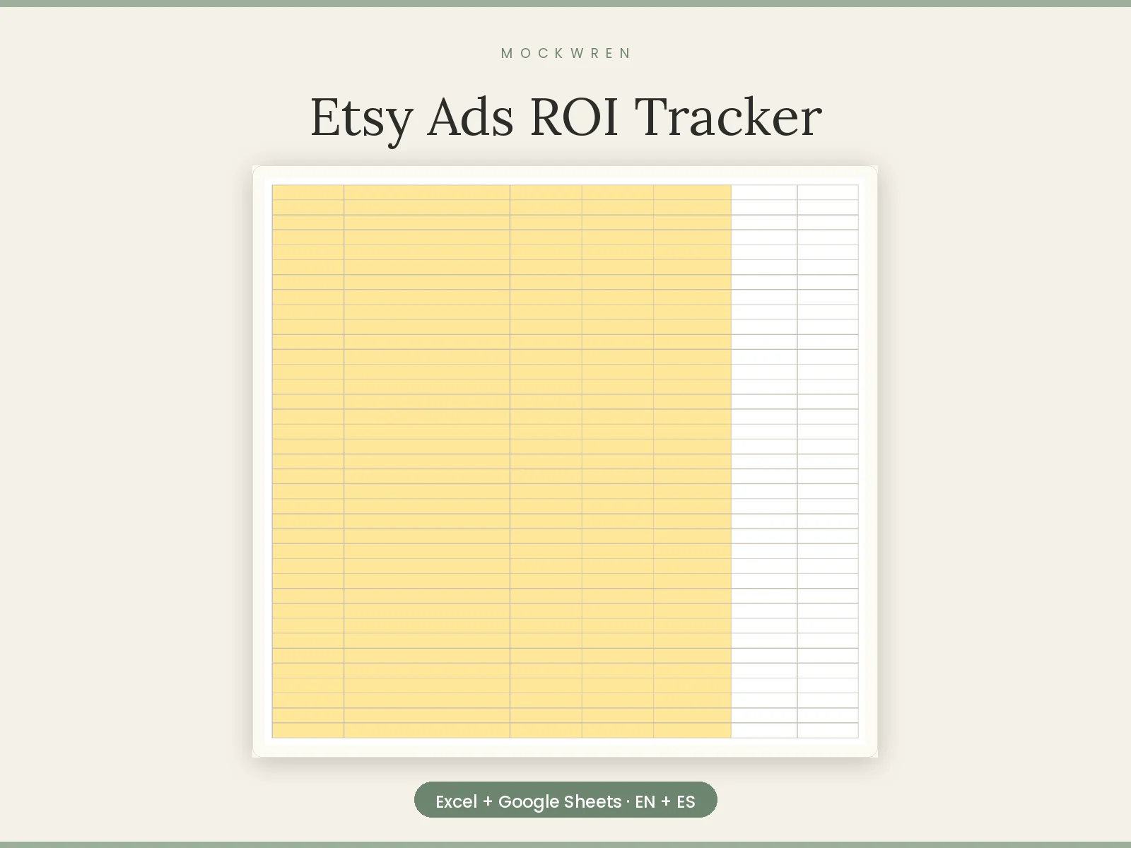 Etsy Ads ROI Tracker