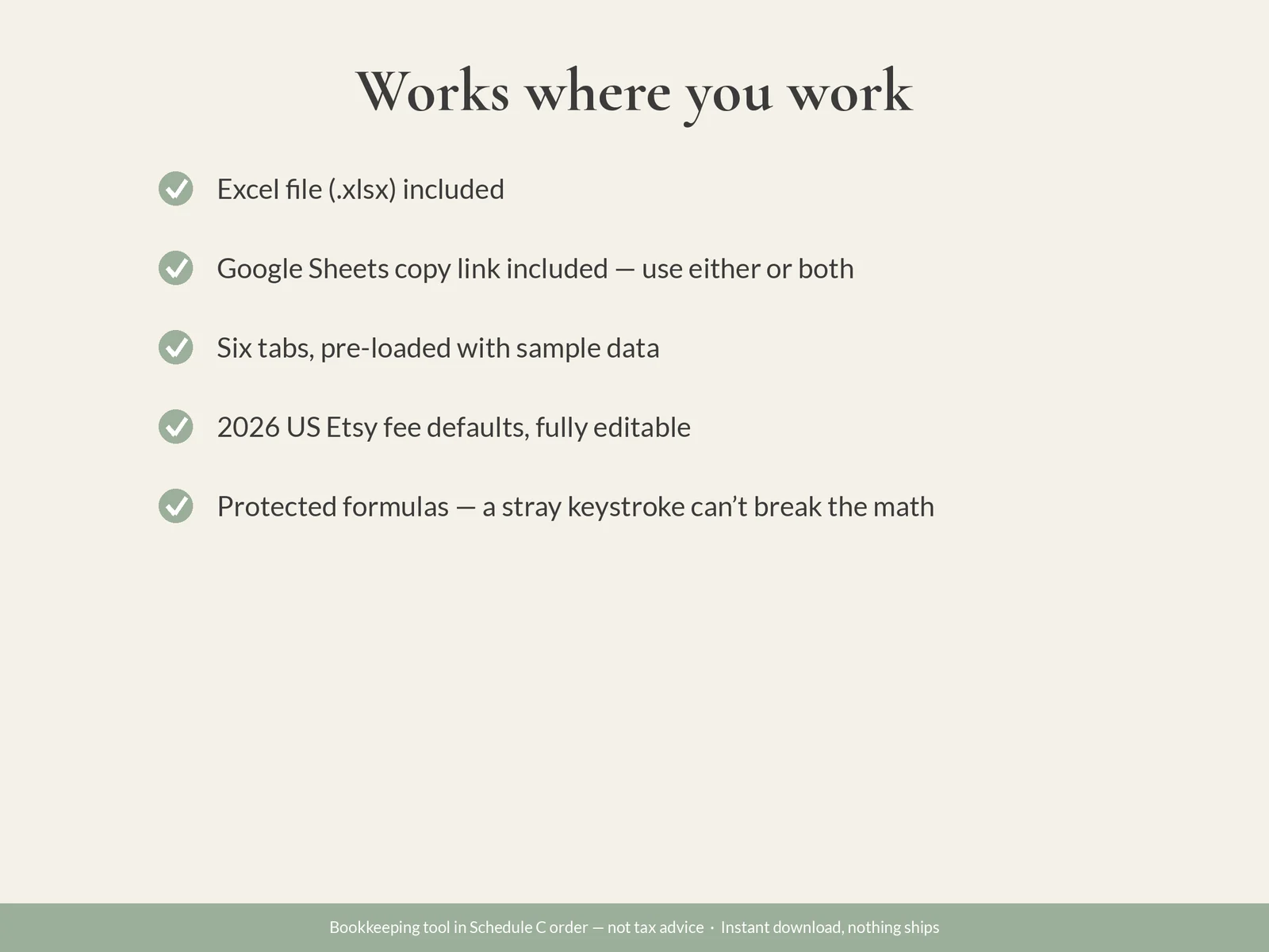 Etsy Bookkeeping HQ