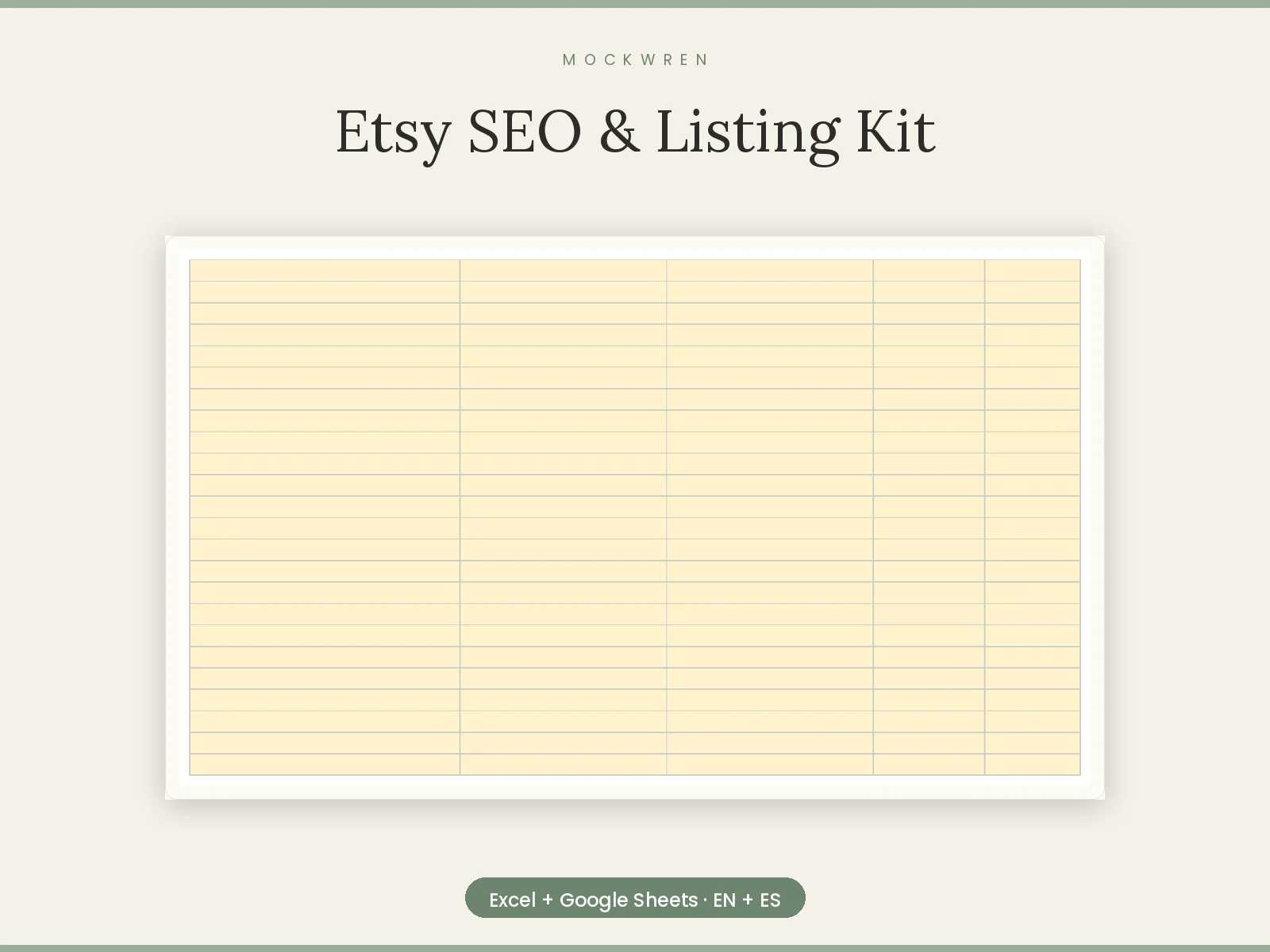 Etsy SEO & Listing Kit