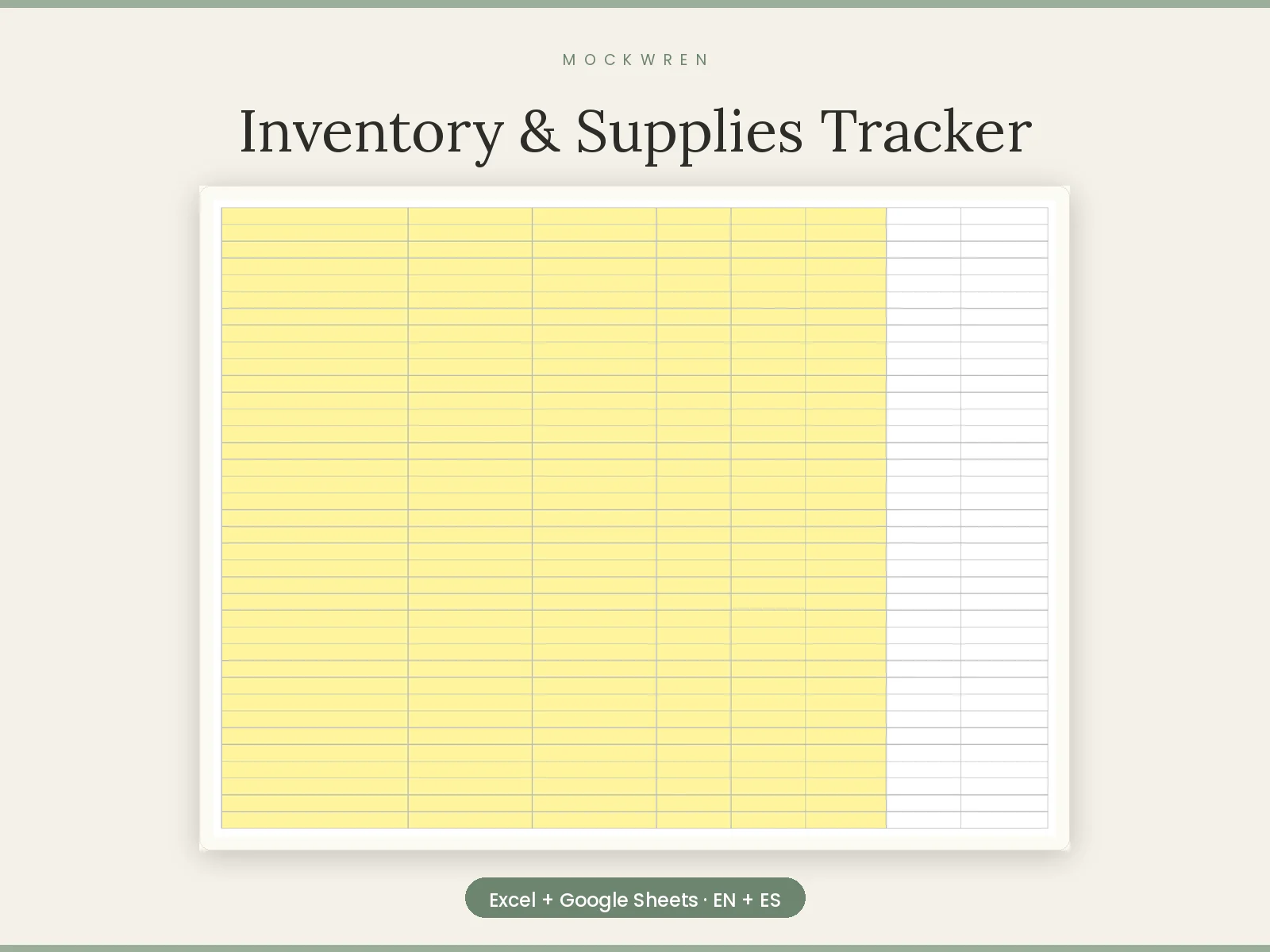 Inventory & Supplies Tracker