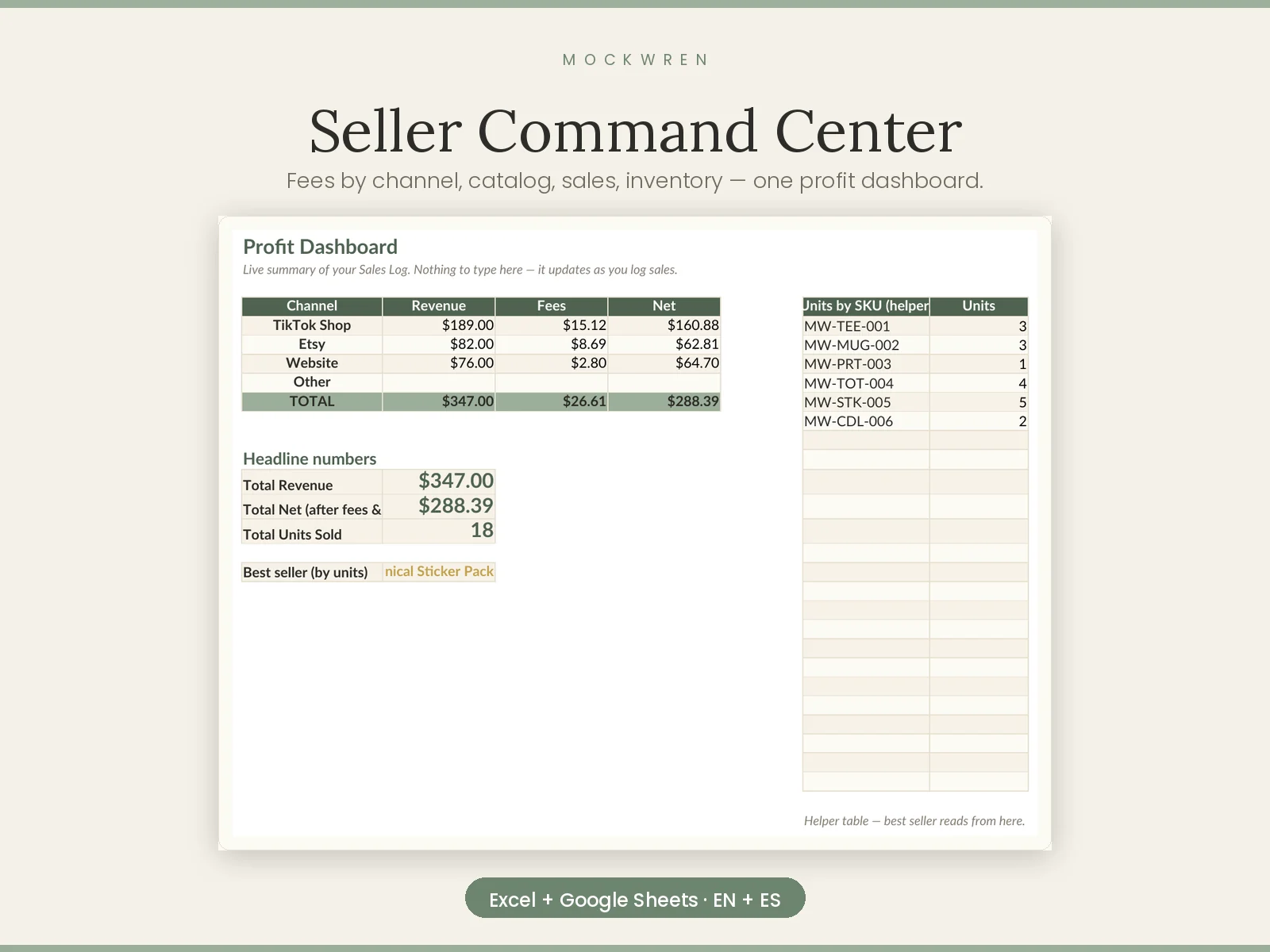 Seller Command Center