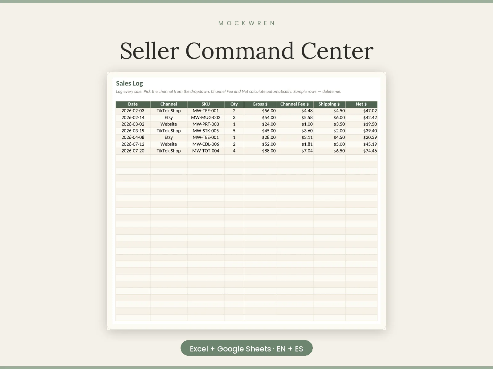 Seller Command Center